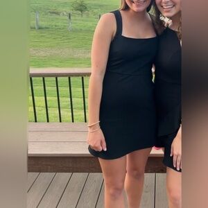 Aritzia Sunday best black mini dress